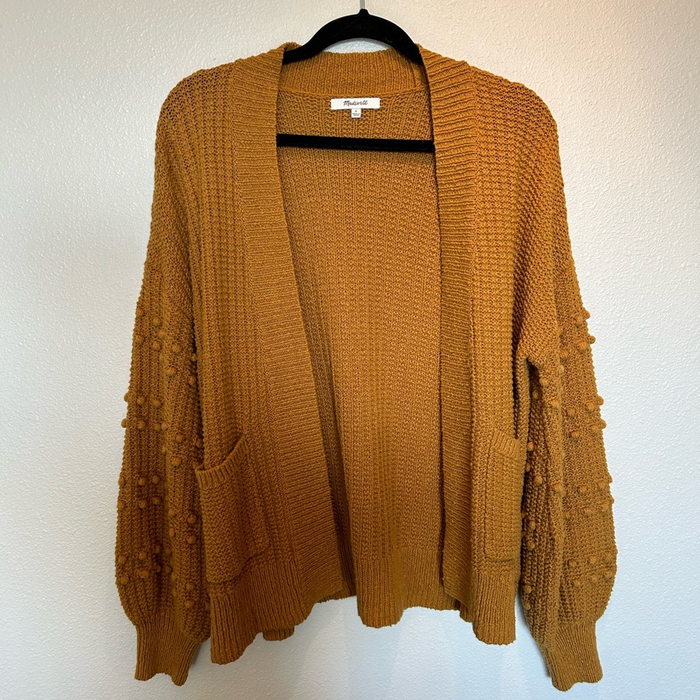 Madewell bobble sleeve cardigan